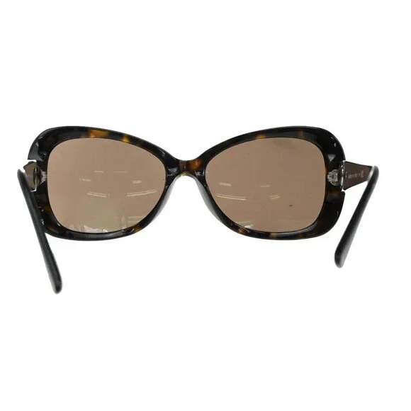 CHANEL CC Logo Sunglasses Eye Wear Plastic Black GHW 5148-A Italy 66RF645